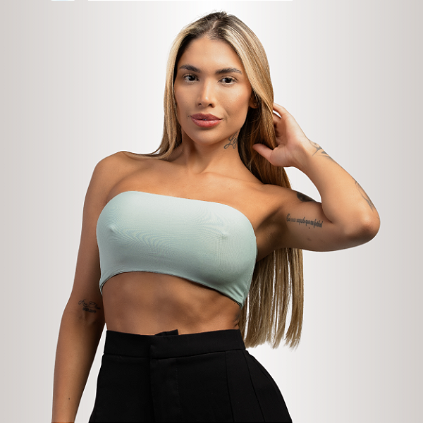 TOP FAIXA VERDE MENTA