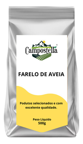 Farelo De Aveia 500g Premium Campostella
