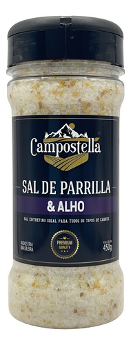 Sal De Parrilla E Alho 450g Campostella