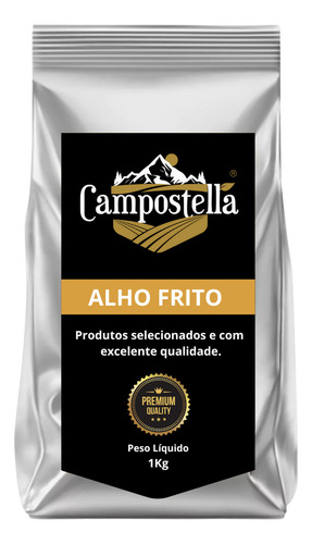 Alho Granulado Frito 1kg Premium Campostella