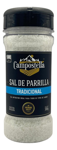 Sal De Parrilla Para Churrasco Premium 500g Campostella