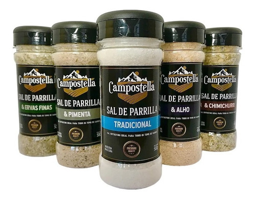Kit Sal De Parrilla Para Churrasco Campostella