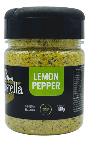 Tempero Lemon Pepper Premium 180g Campostella