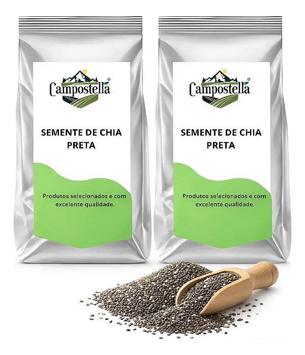 Semente De Chia 1kg Premium Campostella