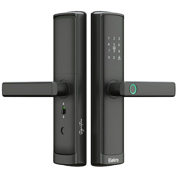 Fechadura Eletrônica Digital Biometria Senha Campainha Wi-fi