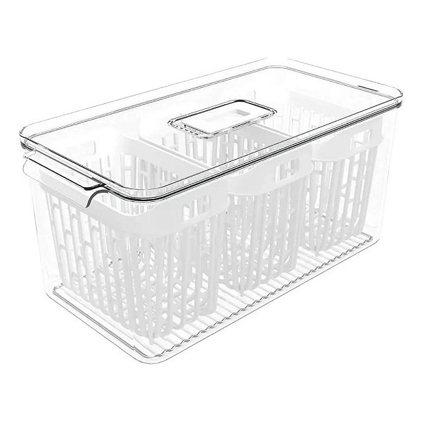 Cesto Organizador Com 3 Cestos 6L Cristal Dry - Brinox