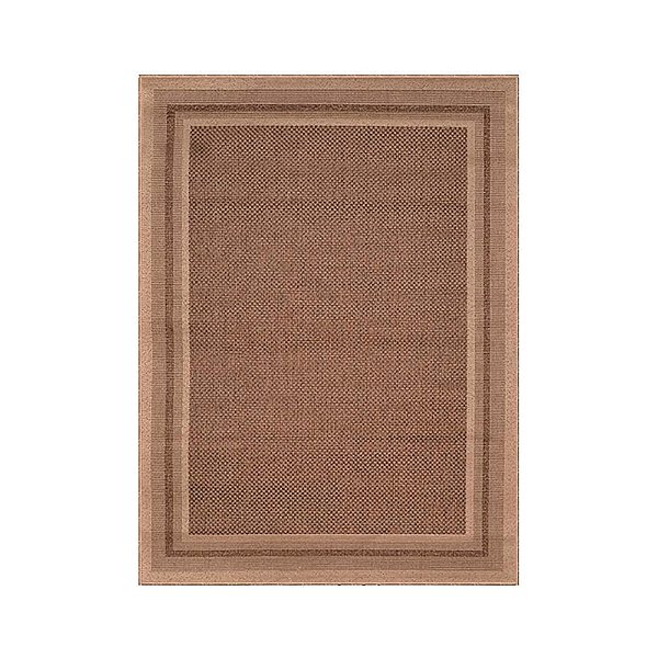 TapeteQuarto / Sala Eco Nature Moldura 87 Bege-marrom 2,00x3,00m - J Serrano