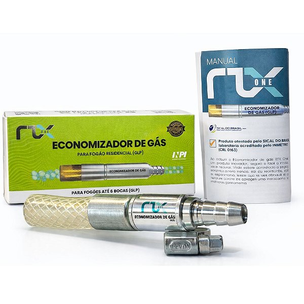 Economizador de Gás RTX ONE – Para Fogão Residencial (GLP)