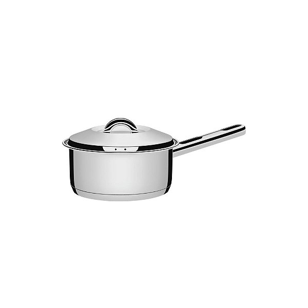 Panela Solar em Aço Inox Fundo Triplo com Tampa e Cabo - Diâmetro 16 cm - 1,4 L - Tramontina