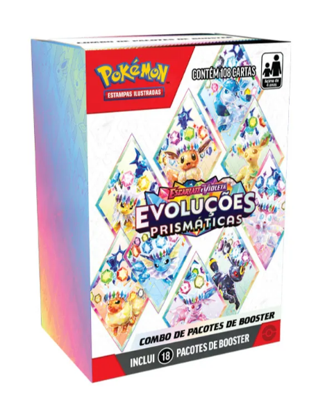 Combo de Booster - Pokemón: Evoluções Prismáticas