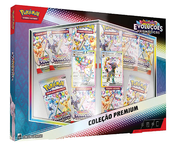 Box Pokémon - Coleção Premium - Evoluções Prismáticas