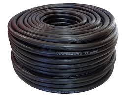 Rolo Mangueira Lona Preta 500 Lib. 3/8