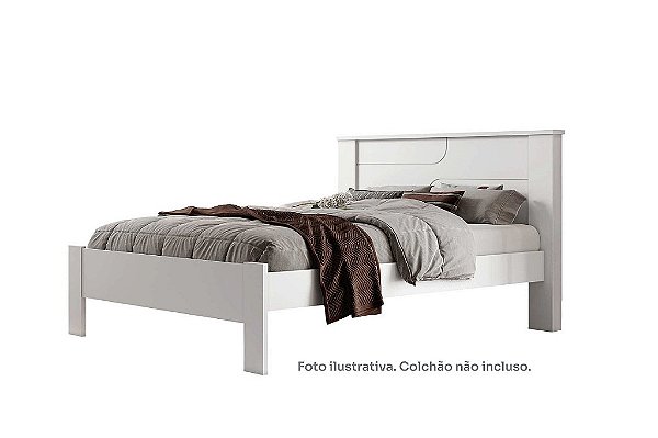 CAMA PEROLA CASAL BRANCA - CONQUISTA