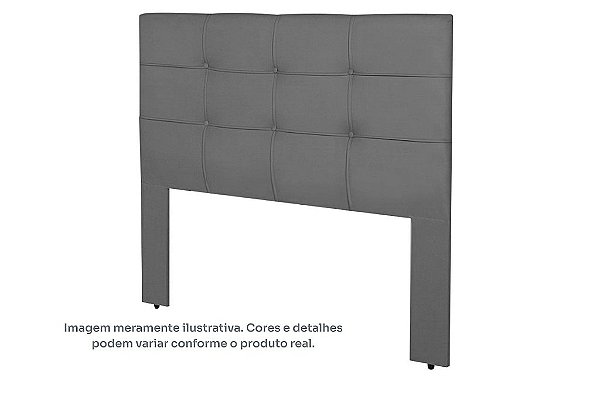 CABECEIRA QUEEN 158 ESLOVENIA CINZA/53 - R A ESTOF