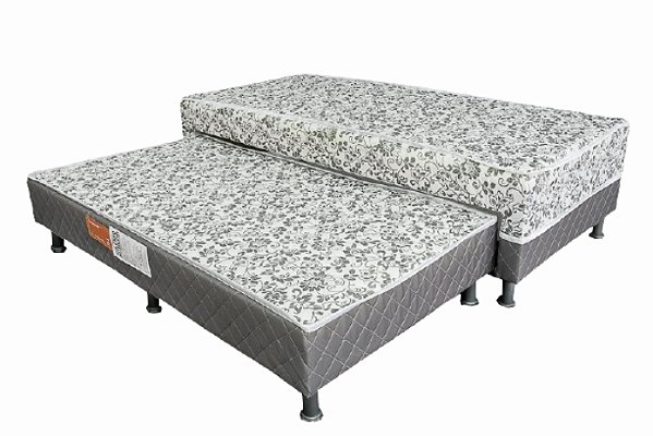 COLCHOBOX SOLTEIRO C/AUXILIAR GARDENIA ORTOPÉDICO 88X188