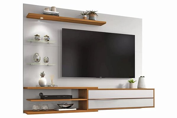 PAINEL NT 1115 - OFF WHITE C/ FREIJO