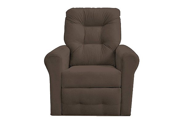 POLTRONA DO PAPAI CLIO SUEDE MARROM