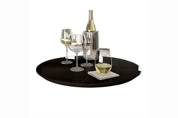 PRATO GIRATORIO 50 PRETO - MINASPLAC