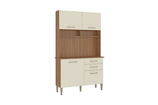 KIT DE COZINHA MILENA/ELOA 115 MAN/CHAMPANHE - FELLICCI