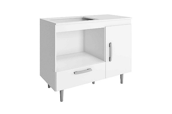 BALCAO COOKTOP ALECRIN 4 BOCAS 1 PT 1GAV 1.05 - POLIMAM