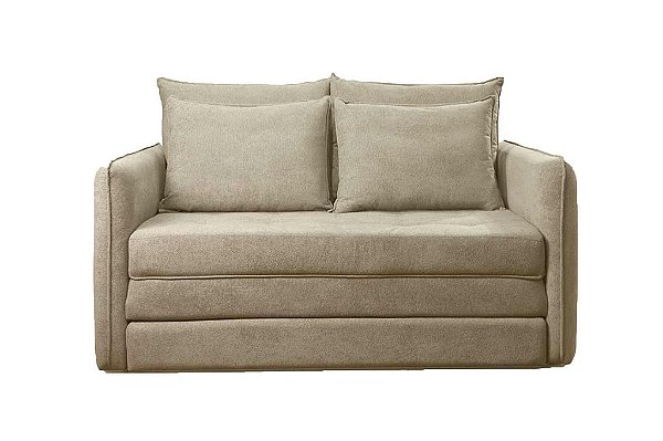 SOFA CAMA NORONHA VEL CAPPUC/525-BR P/ COLCHAO - JC ESTOF