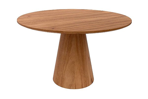 MESA PARIS REDONDA1,20 LAMINADA CINAMOMO - MINASPLAC