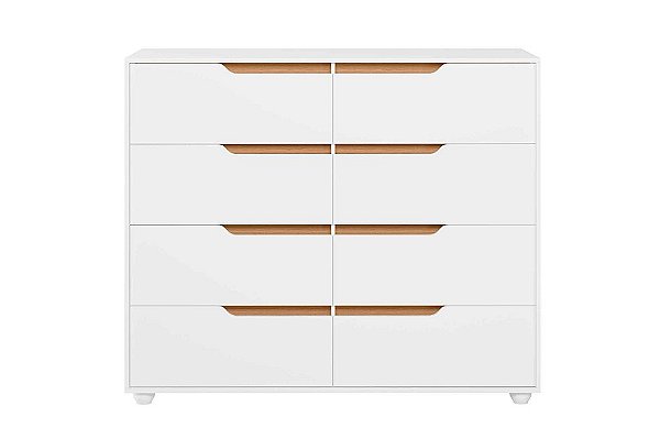 COMODA DOBLE 8GAV BRANCO - ALBATROZ