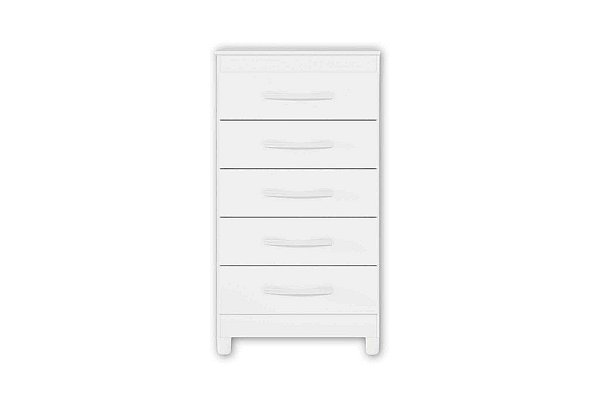 COMODA ESMERALDA 5GAV BRANCO - ALBATROZ