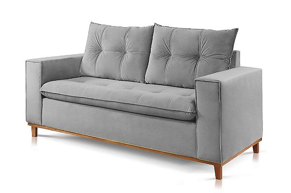 SOFA 3 LUG BALI LINHO CINZA/566 - JC EST *EN