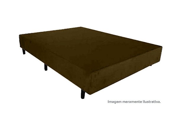 BOX/BASE *138X25 SUEDE MARROM - UNIFLEX