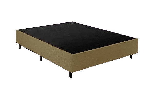 BASE BOX 25CM QUEEN MARROM - ALTO NIVEL