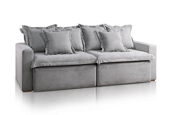 SOFA RETR SF.4520 TORINO S/CX 210 LINHO CINZA/573 - JC ESTOF