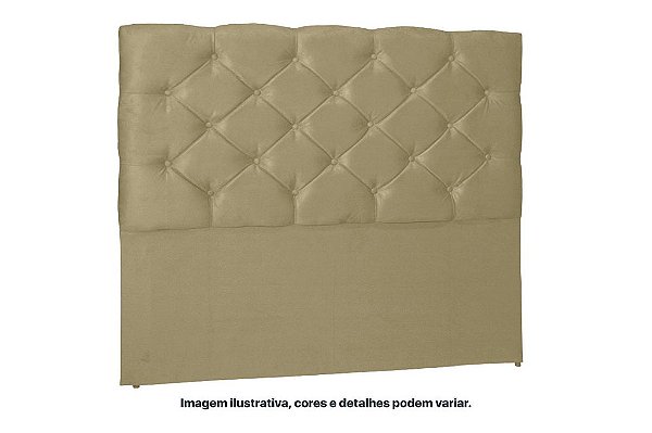 CABECEIRA BONY 88 SOLT VEL BEGE - CRONOS ESTOF