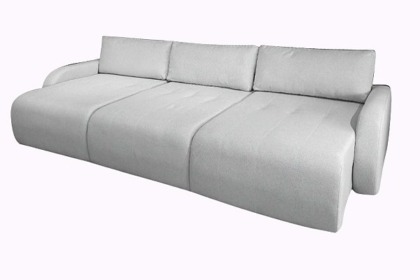 SOFA RETR OSASCO S/CX 300CM LINHO CINZA/015 - FERONI