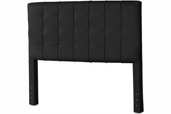 CABECEIRA SOLTEIRO 0.90 ESTOFADA FIRENZE C/ FRAME CORINO PRETO