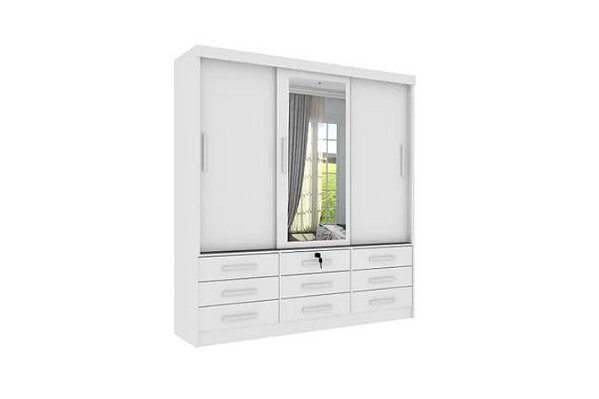 GR.2810 CHICAGO 3PTS C/ESP 9GAV BRANCO NEVE - TCIL