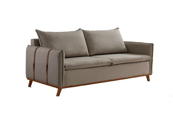 SOFA AVARE 200CM LINHO CLARO/419 - EST TEIXEIRA