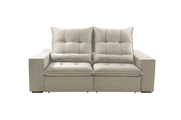 SOFA RETR AMSTERDA 230 VEL BEGE/818 - EVIDENCE