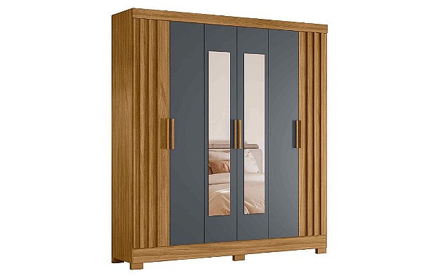 GR.2140 VALENCIA RIPADO 6PTS C/ESP FREIJO/CINZA - MOVAL