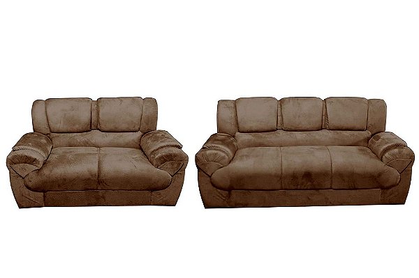 SOFA 3X2 LUG SF.4050 7025 MARROM - PRIMOR