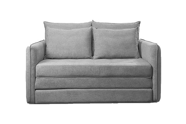 SOFA CAMA NORONHA LINHO CNZ ESC/566-BR P/COLCHAO  - JC ESTOF