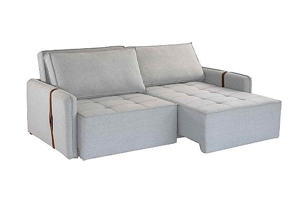 SOFA RETR SF.5890 MARAGOGI/10 LINHO CINZA 307/B - LUXURY