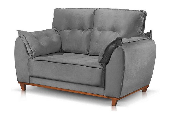 SOFA 2 LUG SF.4420 ESPANHA 147CM LINHO CINZA/566 - JC ESTOF
