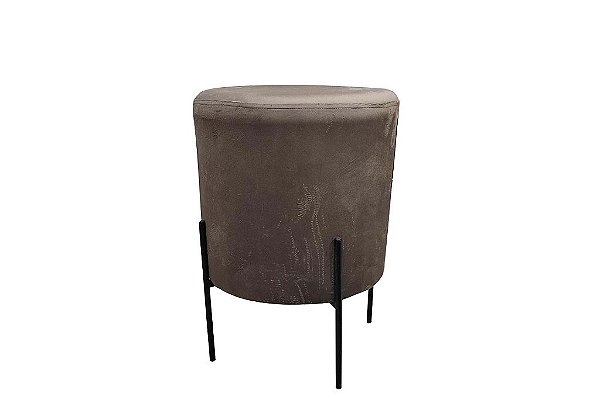 PUFF DENVER VEL MARROM - ESTOFAMART