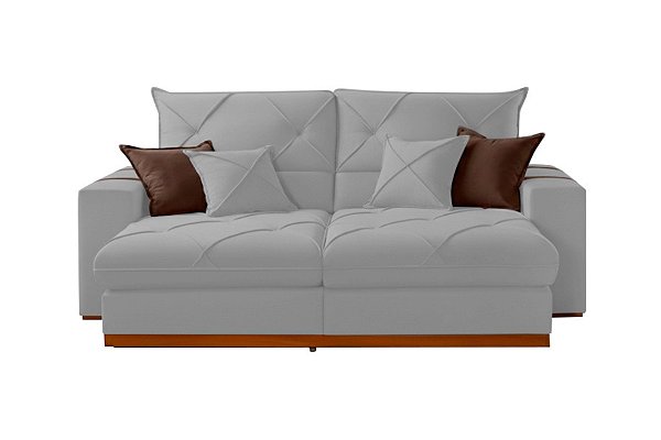 SOFA RETR GRAN BELLO 250 LIN CINZA/GELO 31 - IMPERIO