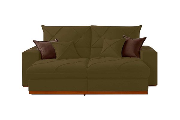 SOFA RETR GRAN BELLO 250 VEL MARROM/19 - IMPERIO