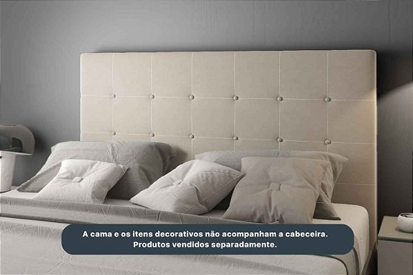 CABECEIRA IMPERIAL QUEEN VEL MARFIM -  VIERO