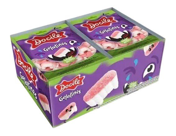 BALA DOCILE GELATINES MINI DENTES