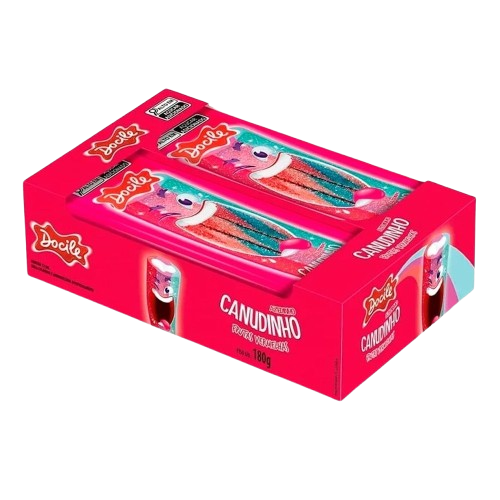 BALA DOCILE CANUDINHO SUPER AZEDINHO FRUTAS VERMELHAS