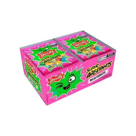 BALA DOCILE SUPER AZEDINHOS MIX DE FORMATOS